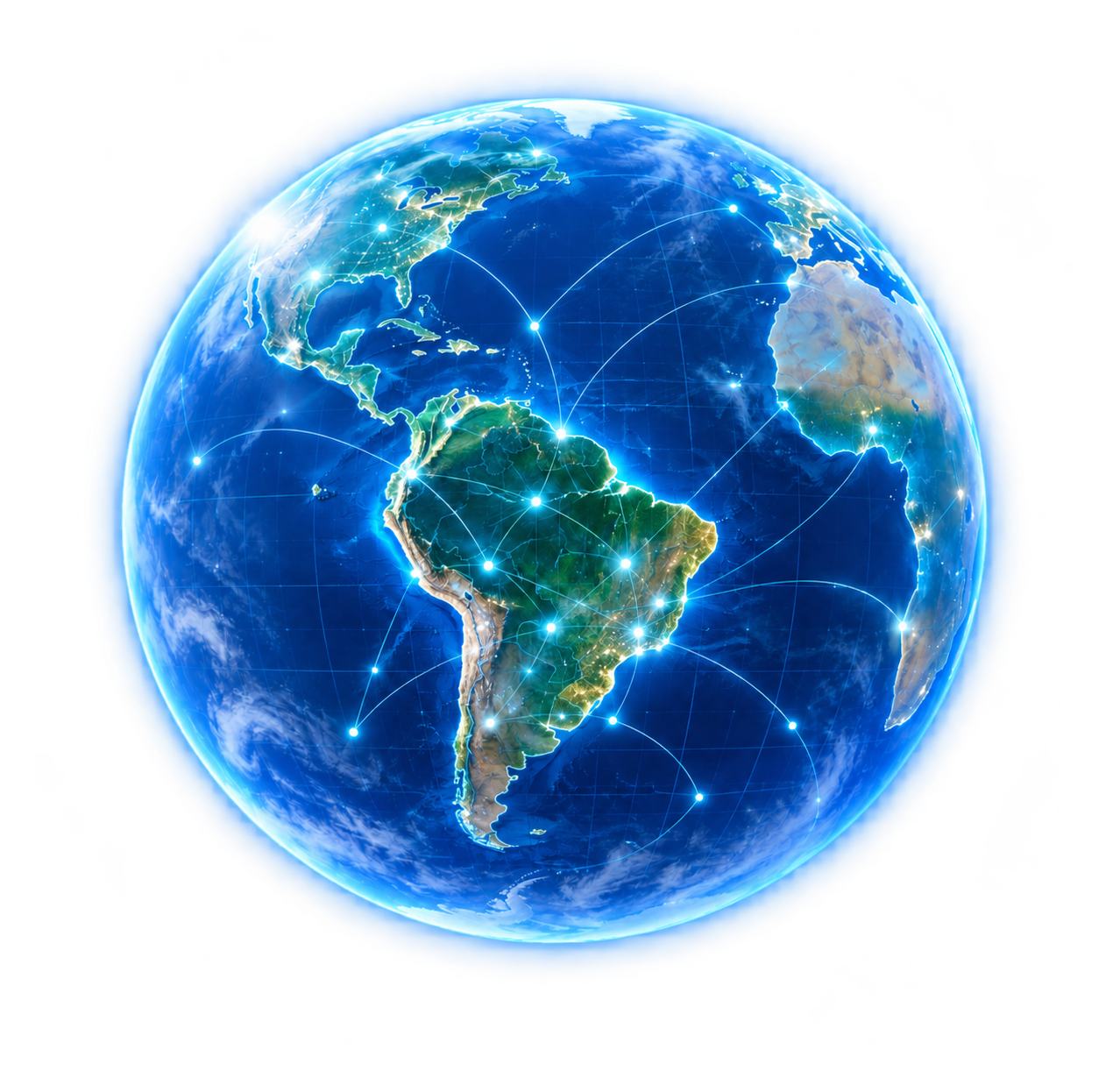 Terra conectada pela rede científica LABIO.NETWORK